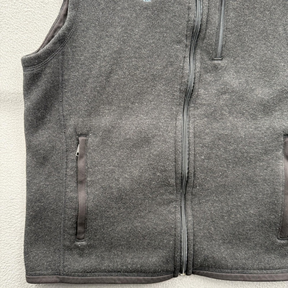 Patagonia Better Sweater Vest Mens Large Black Fleece Full Zip TOE Logo Pockets - Picture 7 of 10